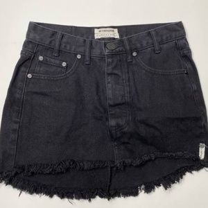 One X Oneteaspoon Black Mini Skirt